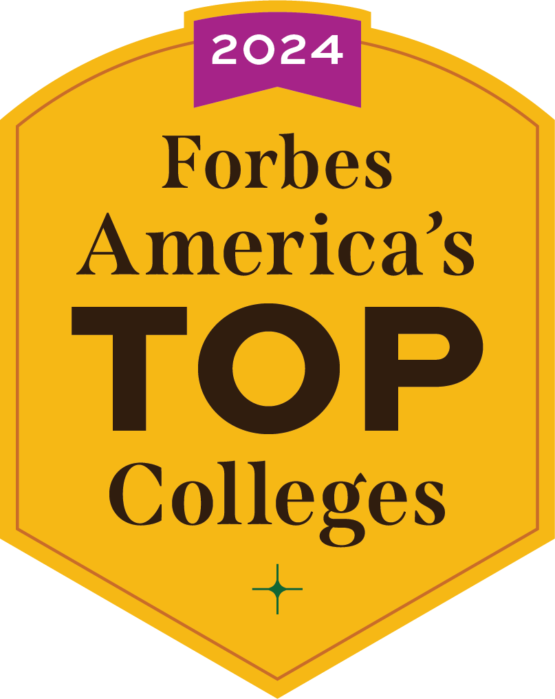 Forbes Americas Top Colleges Gold HEX Valparaiso University is recognized as a Top College by Forbes