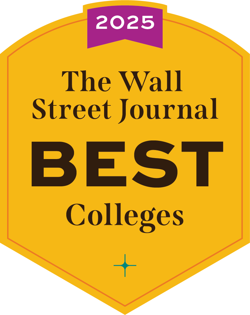 Wall Street Journal America’s Best Colleges Gold HEX Valparaiso University is recognized as a Best College by the Wall Street Journal